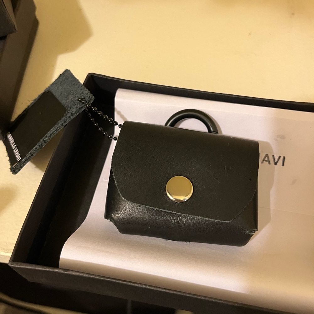 Apple AirPods leather case by Daniella Lehavi